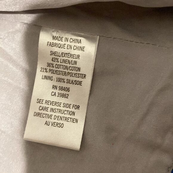 Theykins Theory Silver Metallic Long Sleeve Open Front Cardigan - Picture 6 of 10